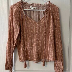 Pink Rose Blouse